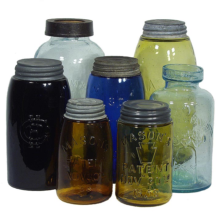 A selection of jars in our March 31st, 2008 auction